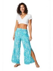 Aller Simplement Kuloty w kolorze błękitnym rozmiar: 34/36. Niebieskie spodnie materiałowe Aller Simplement, bez wzorów, z materiału, klasyczne, z standardowym stanem. Za 61.60 zł.