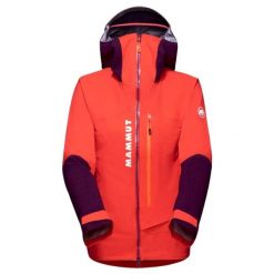 Kurtka trekkingowa damska Mammut Aenergy Air HS membrana 15K hardshell. Czerwone kurtki Mammut, bez wzorów, z hardshellu, bez kaptura. W wyprzedaży za 1,553.00 zł.