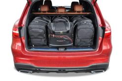 Torby Do Bagażnika Mercedes-Benz Glc 2015-2022 4Szt Kjust. Czarne torby podróżne KJUST, bez wzorów, z kauczuku. Za 1,240.00 zł.