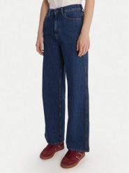 Tommy Jeans Jeansy Claire DW0DW22438 Granatowy Wide Leg. Niebieskie jeansy Tommy Jeans, bez wzorów, z bawełny. Za 309.99 zł.