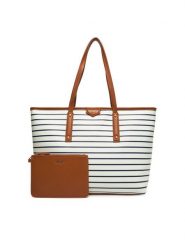 Aldo Torebka Adader 13933800 Biały. Białe shopper bag Aldo, bez wzorów, ze skóry, bez dodatków. Za 229.99 zł.