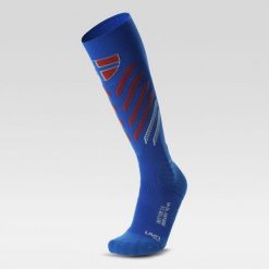 Skarpety narciarskie dla dorosłych UYN Natyon 3.0 Ski Socks Norway. Niebieskie skarpetki Uyn, bez wzorów. Za 169.99 zł.