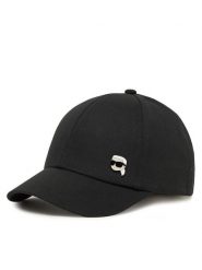 KARL LAGERFELD Czapka z daszkiem A2W33061 Czarny. Czarne czapki z daszkiem KARL LAGERFELD, bez wzorów, z bawełny. Za 209.99 zł.