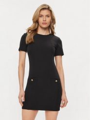 Silvian Heach Sukienka koktajlowa Melli GPP24388VE Czarny Slim Fit. Czarne sukienki Silvian Heach, bez wzorów, z syntetyku, wizytowe, bez kołnierzyka, bez ramiączek. Za 409.99 zł.