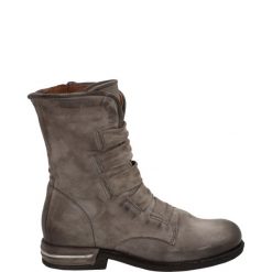 BOTKI DAMSKIE 516203 SMOKE3165. Botki Venezia, bez wzorów, ze skóry, bez obcasa, bez zapięcia. Za 639.00 zł.