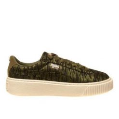 Buty do chodzenia damskie Puma Basket Platform VR Wmns. Czarne buty treningowe Puma, bez wzorów, z materiału, bez zapięcia, trekkingowe. Za 146.46 zł.