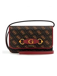 Guess Portfel w kolorze czarno-pomarańczowym - 20 x 12 x 5 cm rozmiar: onesize. Brązowe portfele Guess, z aplikacjami, z materiału. Za 238.29 zł.