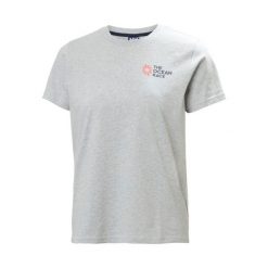 Koszulka damska Helly Hansen The Ocean Race 2.0. Szare t-shirty sportowe Helly Hansen, bez wzorów, bez ramiączek. Za 232.00 zł.