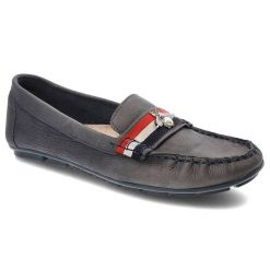 Granatowe Mokasyny Chebello Damskie Wygodne Buty. Niebieskie mokasyny CheBello, bez wzorów, z nubiku. Za 219.00 zł.