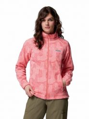 Columbia Kurtka polarowa "Benton Springs" w kolorze jasnoróżowym rozmiar: S. Różowe kurtki Columbia, s, bez wzorów, z polaru, bez kaptura. Za 139.95 zł.