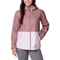 Płaszcz przeciwdeszczowy damski Columbia Inner Limits III. Czerwone kurtki przeciwdeszczowe Columbia, m, bez wzorów, bez kaptura, trekkingowe. Za 489.00 zł.
