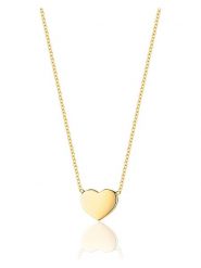 Diamant Exquis Złoty naszyjnik z elementem ozdobnym - dł. 42 cm rozmiar: onesize. Żółte naszyjniki Diamant Exquis, z materiału, złote. Za 484.31 zł.