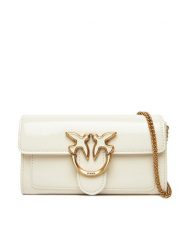 PINKO Torebka Love One Wallet C PE25 PLTT 100062 A1UV Biały. Białe kopertówki Pinko, bez wzorów, ze skóry, wizytowe, bez dodatków. Za 1,379.00 zł.