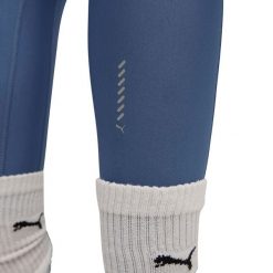 Damskie legginsy Puma Velocity. Niebieskie legginsy Puma, bez wzorów, sportowe. W wyprzedaży za 204.85 zł.