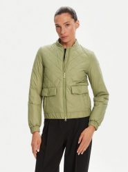Geox Kurtka przejściowa Amabel W5520F T3132 F3275 Zielony Regular Fit. Zielone kurtki Geox, bez wzorów, z syntetyku, bez kaptura. Za 439.99 zł.