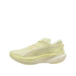 Buty do biegania PUMA Deviate Nitro 3 Żółte Damskie. Żółte buty do biegania Puma, bez wzorów, z materiału, bez zapięcia, do biegania. Za 696.00 zł.