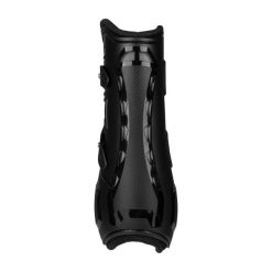 Otwarte buty dla koni EQPRO Carbon Look. Czarne buty treningowe Horka, bez wzorów, z gumy, bez zapięcia. Za 343.50 zł.