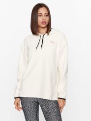 Puma Polar Logo Love 523913 Écru Regular Fit. Bluzy z polaru Puma, xs, bez wzorów, z polaru. Za 189.99 zł.