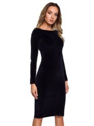 Made of emotion Sukienka w kolorze granatowym rozmiar: L. Niebieskie sukienki Made Of Emotion, l, bez wzorów, z bawełny, bez kołnierzyka, bez ramiączek, midi. Za 194.99 zł.