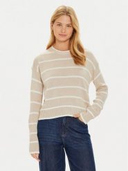 Brave Soul Sweter LK-230MASONC Beżowy Regular Fit. Brązowe swetry Brave Soul, xs, bez wzorów, z syntetyku, bez ramiączek. Za 29.99 zł.
