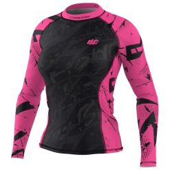 Koszulka Sportowa Rashguard damski MMA EXTREME HOBBY NEO. Czerwone bielizna termoaktywna damska EXTREME HOBBY, xs, bez wzorów, z bawełny, bez ramiączek, do biegania. Za 209.00 zł.