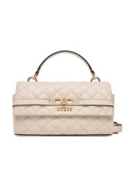 Guess Torebka Idra HWGG81 57200 Beżowy. Brązowe torebki klasyczne Guess, z aplikacjami, ze skóry, bez dodatków. Za 489.99 zł.