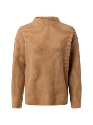Marie Lund Sweter z dzianiny merino Kobiety Wełna merino brązowy, S. Brązowe swetry Marie Lund, s, bez wzorów, z dzianiny, bez ramiączek. Za 349.95 zł.