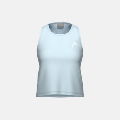 MOVE Damski Top Bez Rękawów. Niebieskie topy Head, bez wzorów, sportowe, bez kołnierzyka, bez ramiączek. Za 210.00 zł.