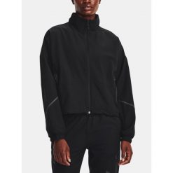 Kurtka damska UA Unstoppable Jacket 1374889-001 M. Czarne kurtki Under Armour, m, bez wzorów, bez kaptura. Za 288.99 zł.