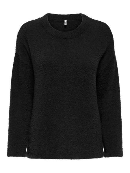 ONLY Sweter w kolorze czarnym rozmiar: XL. Czarne swetry ONLY, xl, bez wzorów, bez ramiączek. Za 101.23 zł.