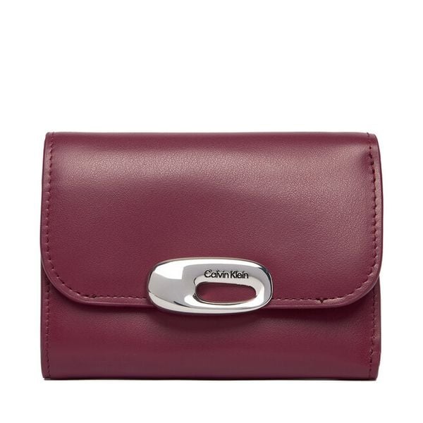 Portfel Calvin Klein. Czerwone portfele Calvin Klein, bez wzorów. Za 259.99 zł.