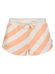 Retour Szorty dresowe "Rouen" w kolorze kremowo-pomarańczowym rozmiar: 176. Brązowe szorty Retour, bez wzorów, z bawełny. Za 86.99 zł.