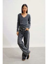 AUTHENTIC CASHMERE Kaszmirowy sweter "Galise" w kolorze antracytowym rozmiar: XXL. Czarne swetry AUTHENTIC CASHMERE, xxl, bez wzorów, z kaszmiru, bez ramiączek. Za 326.99 zł.