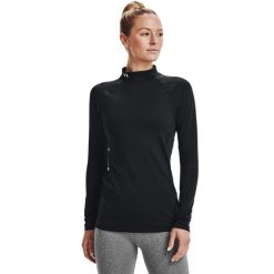 Koszulka termiczna damska Under Armour ColdGear Authentics golf. Białe swetry Under Armour, xs, bez wzorów, z elastanu, bez ramiączek. Za 229.40 zł.