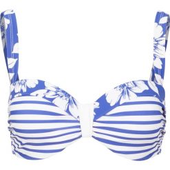 Biustonosz bikini na fiszbinach. Białe bikini bonprix, bez wzorów. Za 84.99 zł.