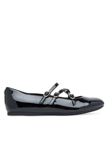 Guess Baleriny FLTKAL PAF02 Czarny. Czarne baleriny Guess, z aplikacjami, bez obcasa, bez zapięcia. Za 549.99 zł.