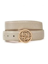 Guess Pasek w kolorze beżowym rozmiar: 90. Brązowe paski Guess, z aplikacjami, z materiału. Za 204.48 zł.