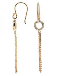 Maison héritage PARIS Złote kolczyki "Rayon de Pureté" z diamentami rozmiar: onesize. Żółte kolczyki maison héritage PARIS, z diamentem, złote. Za 1,261.99 zł.