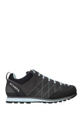 Buty trekkingowe niskie damskie Crux. Czarne buty trekkingowe Scarpa, na lato, z gumy, bez zapięcia. Za 525.79 zł.