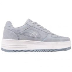 Buty Kappa Bash Pf W 243001 6510 szare. Szare buty treningowe Kappa, bez wzorów, z gumy, bez zapięcia. Za 201.15 zł.