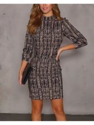 Milan Kiss Sukienka w kolorze antracytowym rozmiar: S. Czarne sukienki Milan Kiss, na co dzień, s, bez wzorów, bez kołnierzyka, bez ramiączek, mini, proste. Za 130.99 zł.