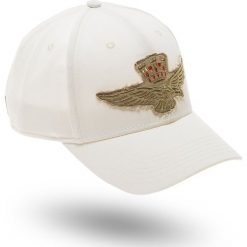 CZAPKA Z DASZKIEM Aeronautica Militare. Białe czapki z daszkiem Aeronautica Militare, z aplikacjami, z bawełny. Za 169.00 zł.