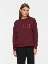 Vila Bluza "Reflect" w kolorze bordowym rozmiar: S. Czerwone bluzy Vila, s, bez wzorów, bez ramiączek, bez kaptura. Za 154.95 zł.