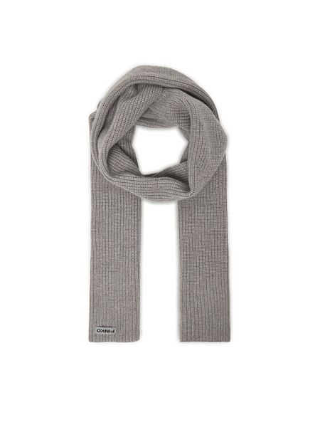 PINKO Szalik Slovenia 105996 A2Z4 Szary. Szare szaliki i kominy Pinko, bez wzorów, z wiskozy. Za 699.99 zł.
