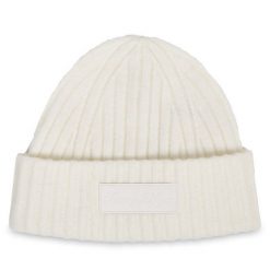 Czapka Tommy Hilfiger. Białe czapki zimowe Tommy Hilfiger, bez wzorów. Za 299.99 zł.