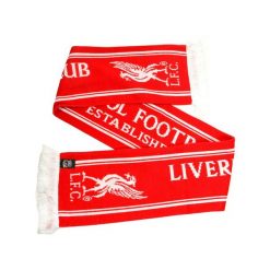 Szalik Liverpool FC - licencjonowany. Czerwone szaliki i kominy LIVERPOOL FC, bez wzorów, sportowe. Za 119.00 zł.