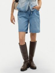 Vero Moda Szorty jeansowe Villa 10326196 Niebieski Loose Fit. Niebieskie szorty Vero Moda, bez wzorów, z bawełny. Za 129.99 zł.