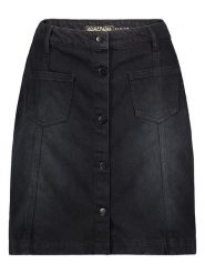 Eight2Nine Spódnica dżinsowa w kolorze czarnym rozmiar: S. Czarne spódnice Eight2Nine, s, bez wzorów, z denimu, mini. Za 70.41 zł.