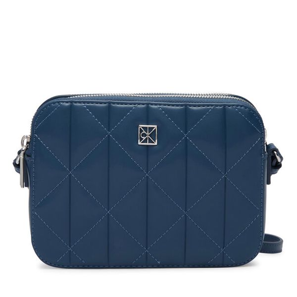 Torebka Calvin Klein. Niebieskie listonoszki Calvin Klein, bez wzorów, bez dodatków. Za 344.99 zł.