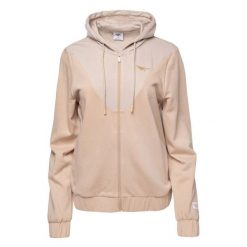 Damska Bluza Z Kapturem Hiba Z Pełnym Zamkiem Błyskawicznym. Brązowe bluzy Hi-tec, bez wzorów, sportowe, bez ramiączek, z kapturem. Za 148.99 zł.